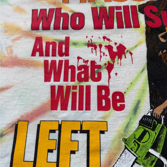 Online Ceramics Texas Chainsaw Massacre Tie Dye T Shirt - Picture 5 of 12